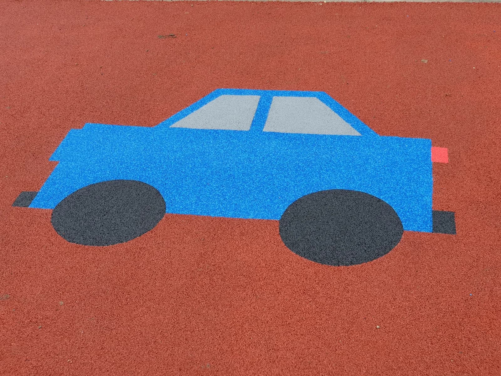 Öntött EPDM nap- és csillagmotívum gumiburkolaton
